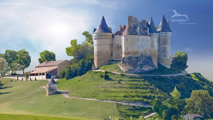 Medieval castle 3D Model
