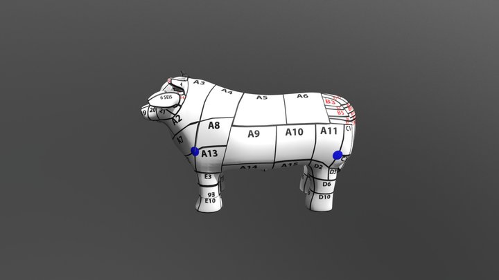 Guia Toro Inflable 3D Model
