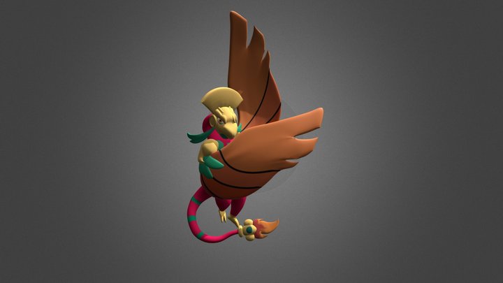 Quetzillian 3D Model