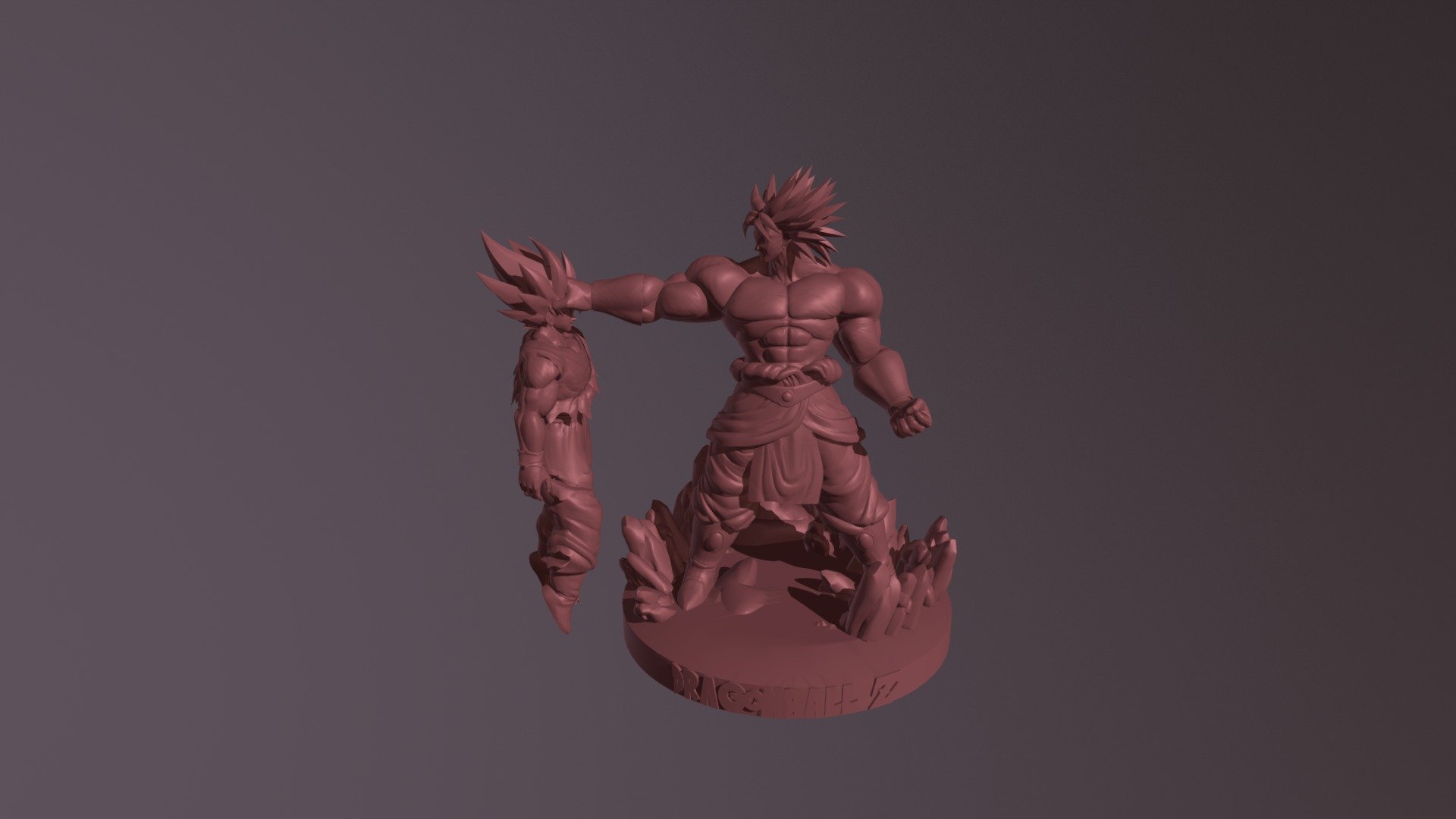 Broly Vs Goku - 3D Model By Asakuralara [d03f5b5] - Sketchfab