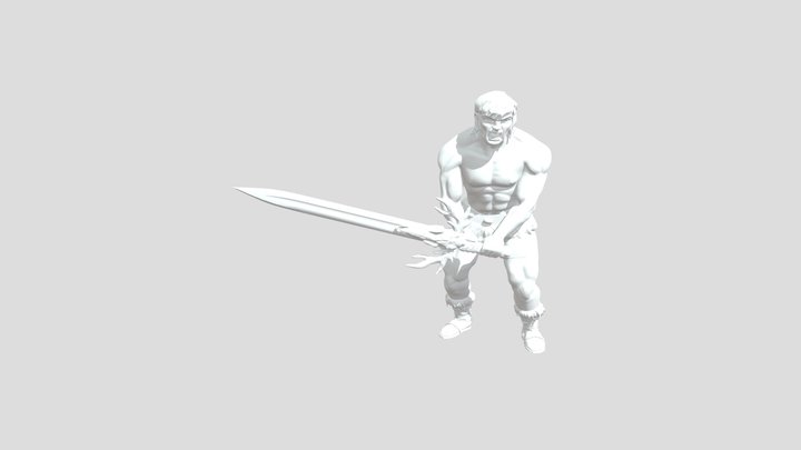 Barbarian 3D Model