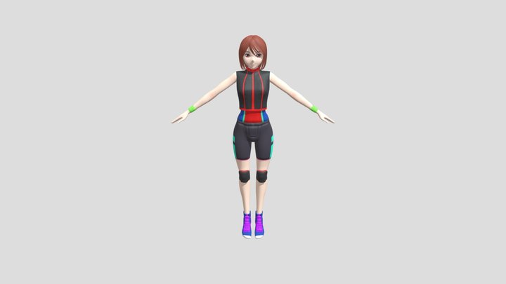 Girl M002  1 – Kostenloses 3D-Modell STL