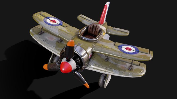 Jouet d'avion de chasse WW2 modèle 3D $15 - .fbx .obj .blend .unknown -  Free3D