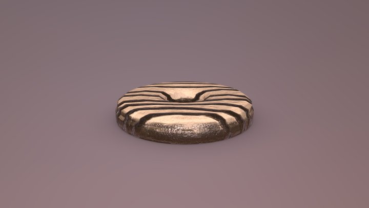 Fudge Stripe Cookie 3D Model