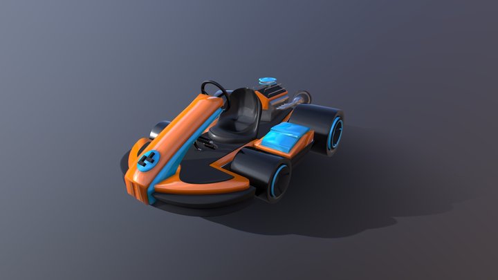 If F1 cars were created in Mario Kart? 3D Model