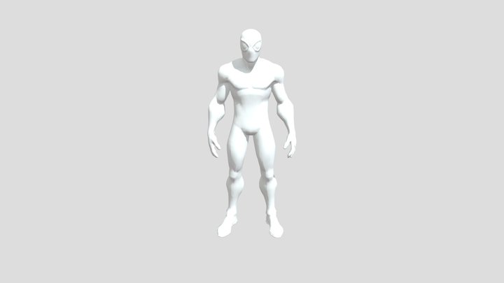 Spiderman Idle & Rig 3D Model