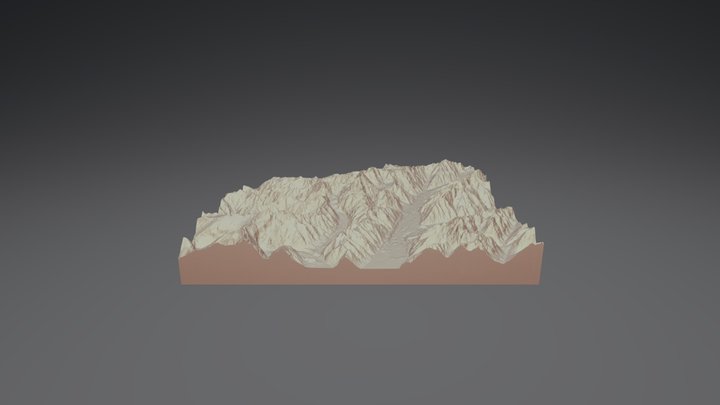 Mt. Cook 3D Model