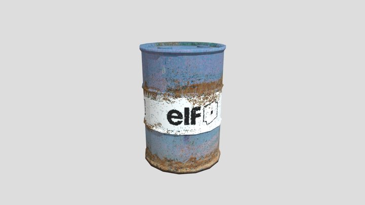 oil barrel 3D Model