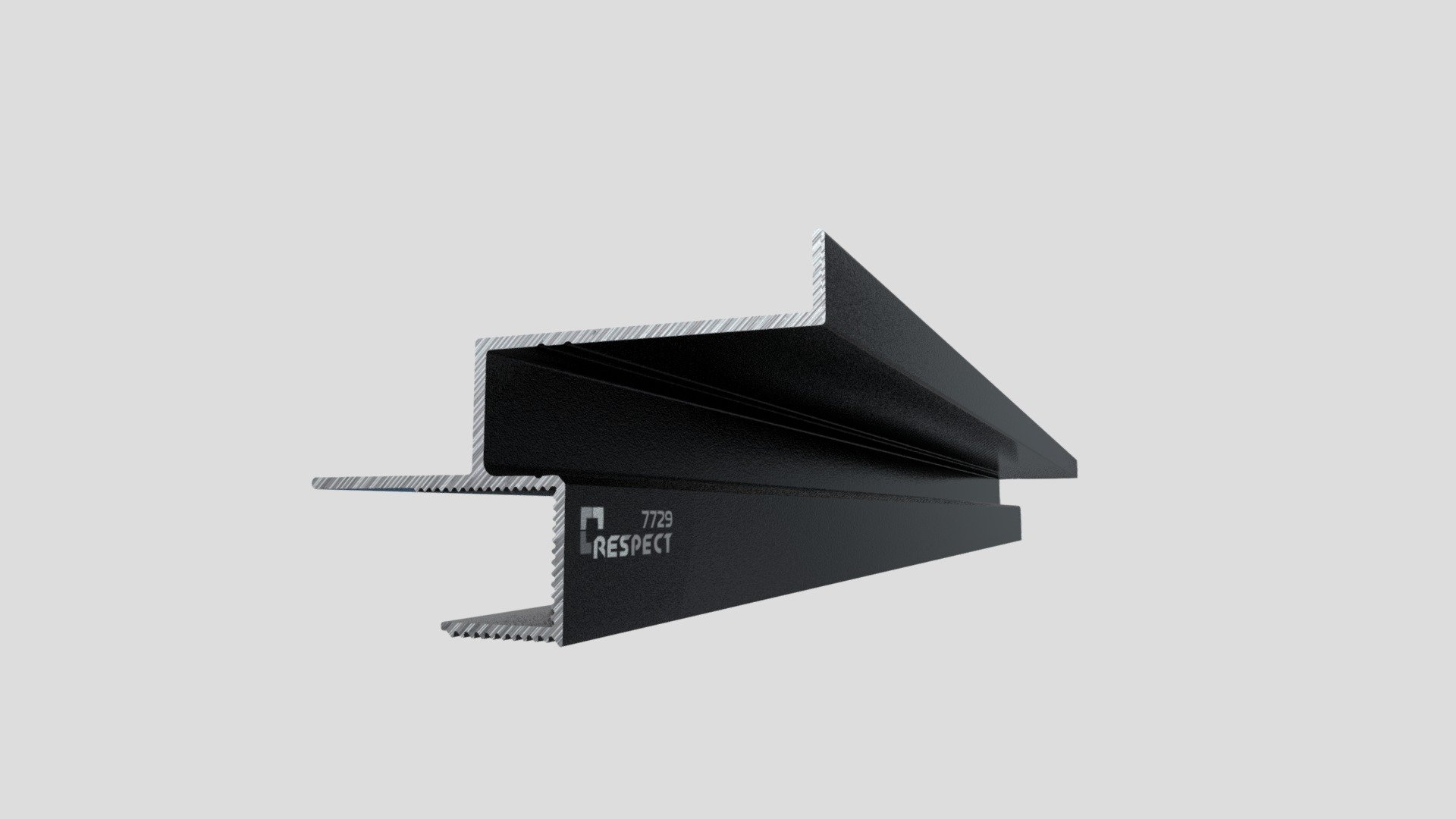Теневой профиль для потолка Respect 7729 — Sketchfab embed 3D viewer