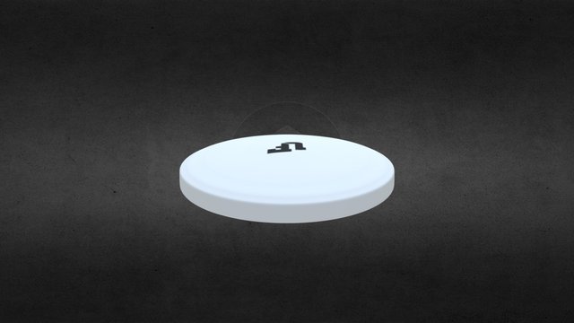 weiße Frisbee 3D Model