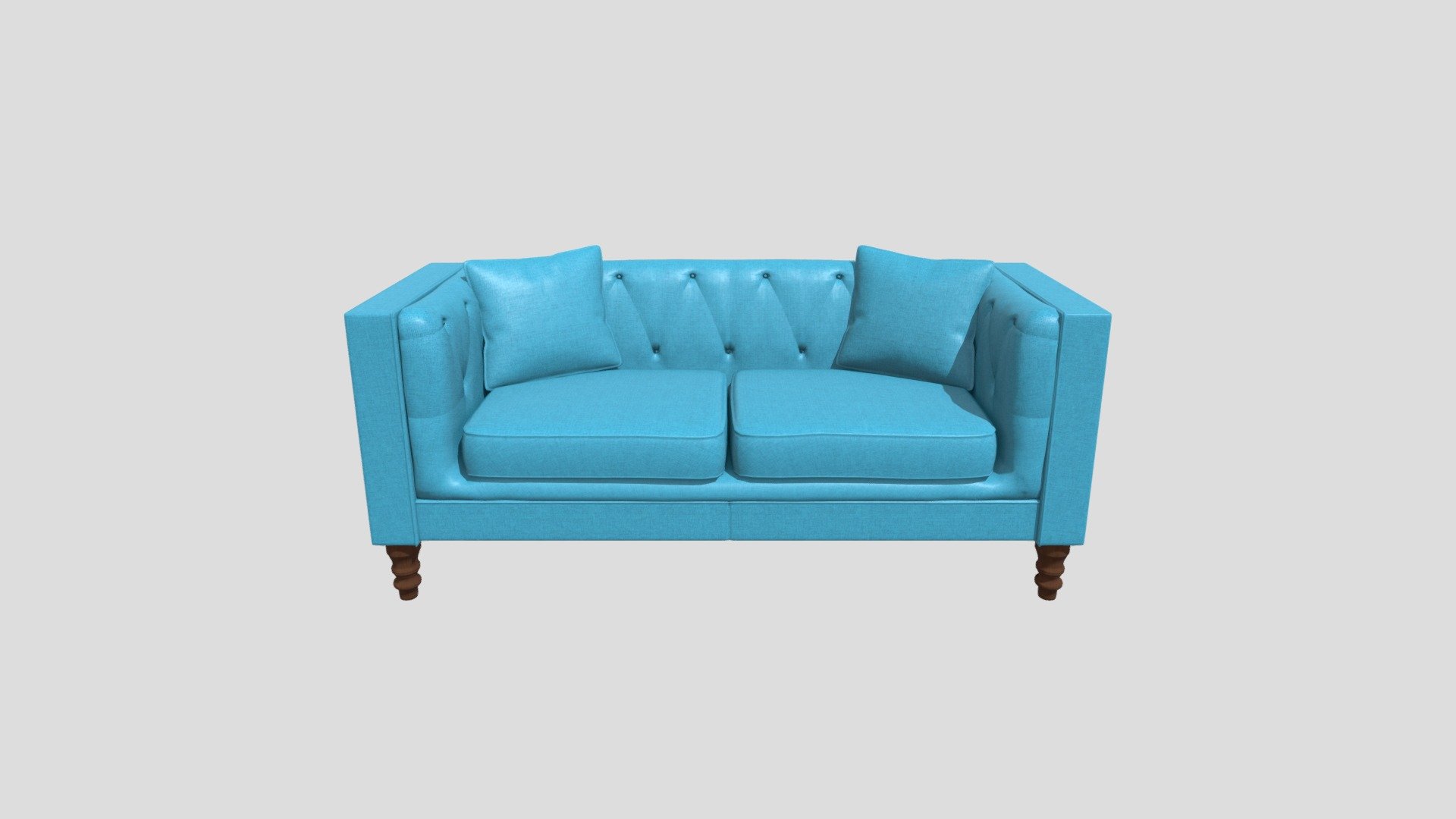 Blue Sofa 3D model by Artistar3D [d046c67] Sketchfab