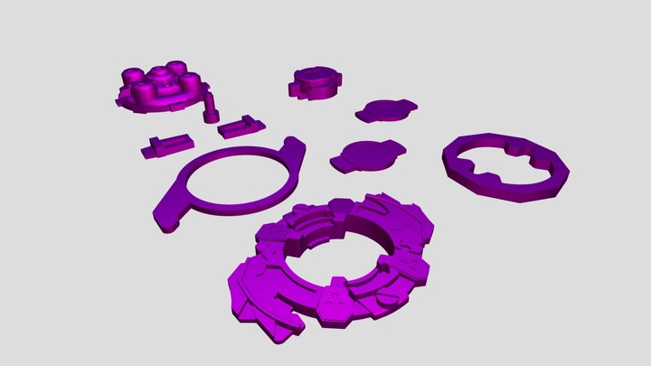 Printable Gaia Dragoon Replica 3D Model