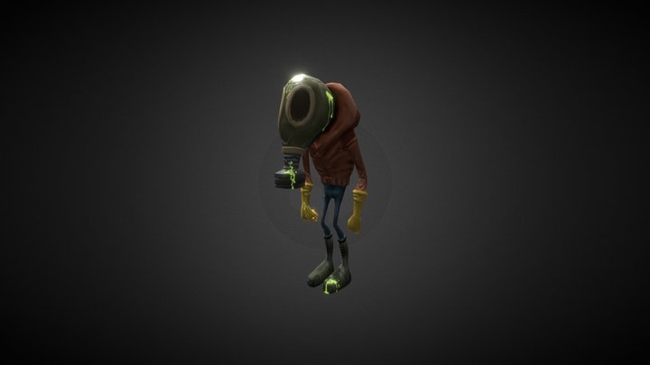 Máscara de gás 3D Model