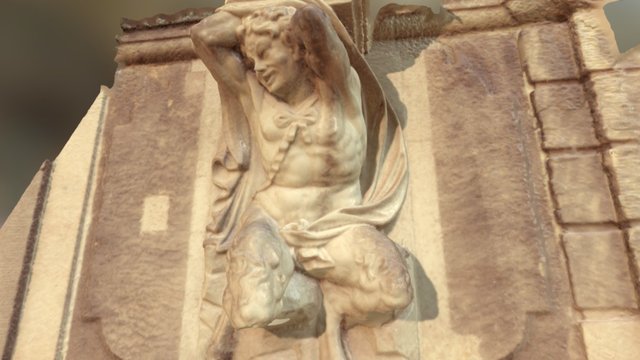 A relief at the Zwinger, Dresden, Germany 3D Model