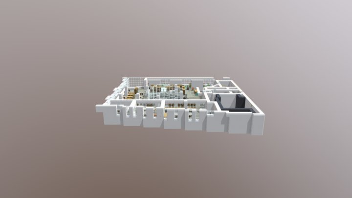 piflo etage 1 3D Model