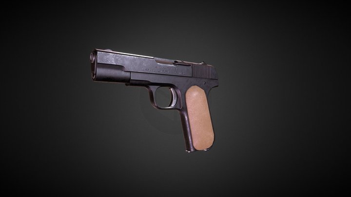 Colt 1903_Hammerless 3D Model
