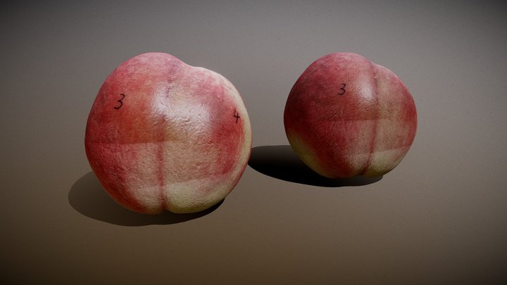peach_High & Low 3D Model
