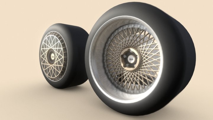NWB Race Car Wheels – Modello 3D gratuito STL