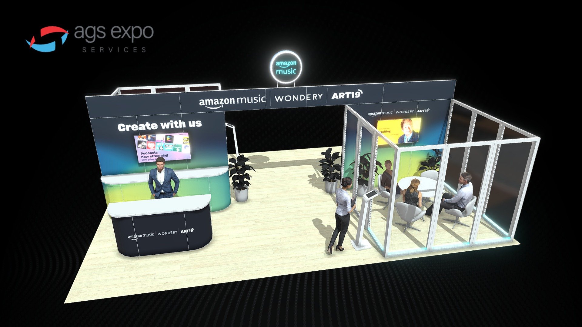 Amazon Podcast 23 3D model by AGS Expo Services (AGSEXPO