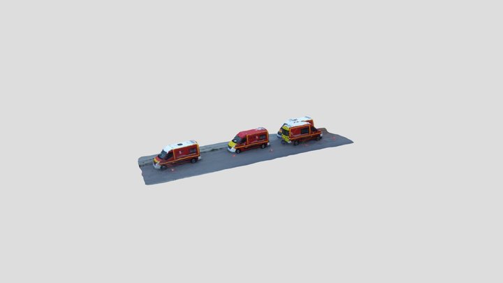 Véhicule de pompiers 3D Model