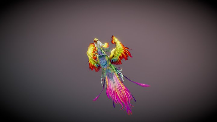 Phoenix King 3D Model