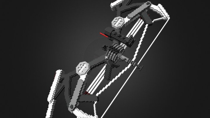 Compound Bow Animated! 3D Model