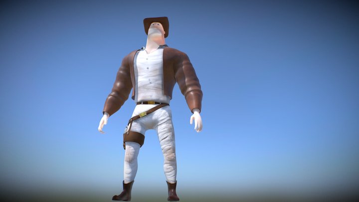 Jack game character 3D Model