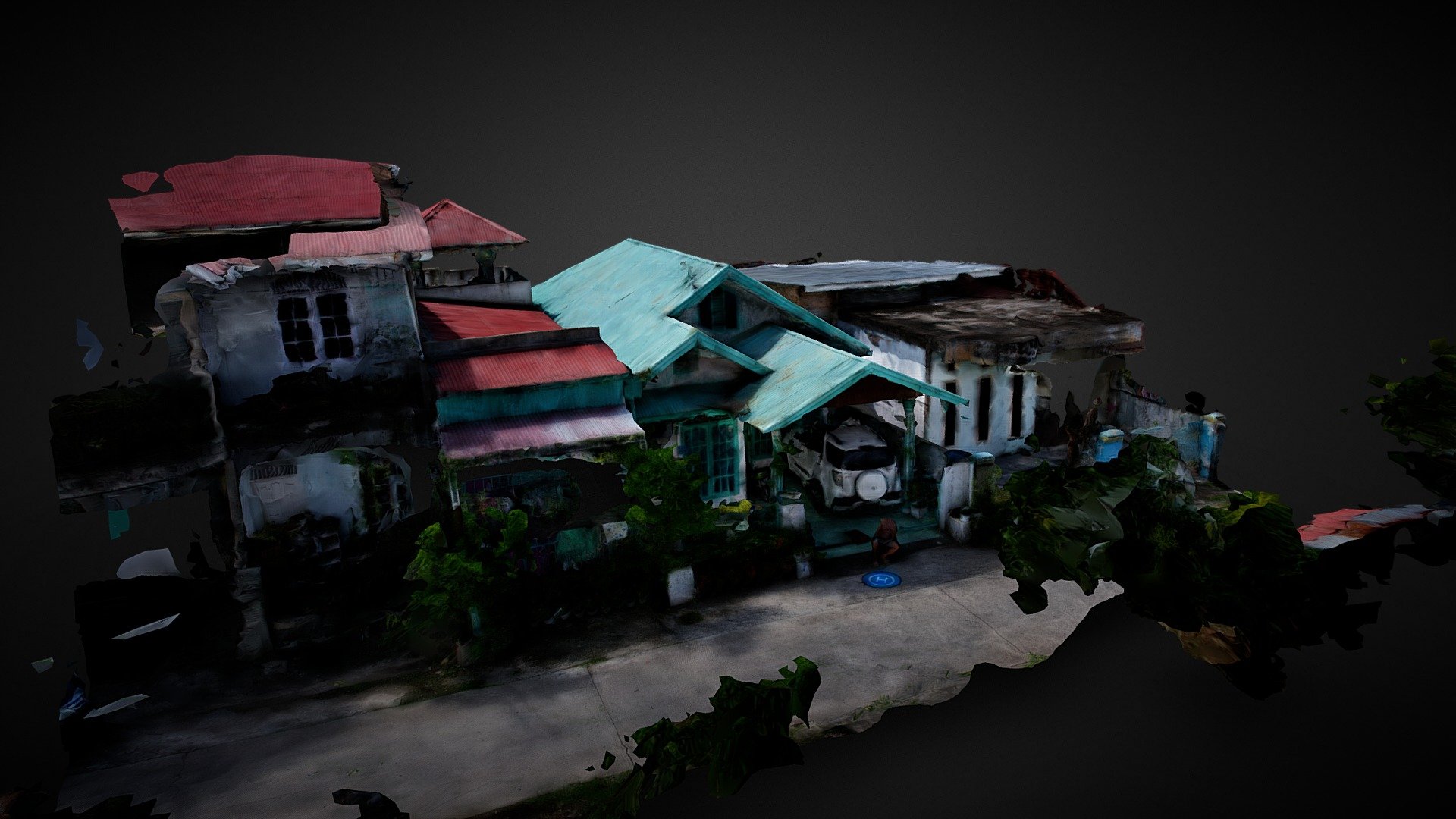 Rumah 3D Cendana Kota Padang — Sketchfab embed 3D viewer