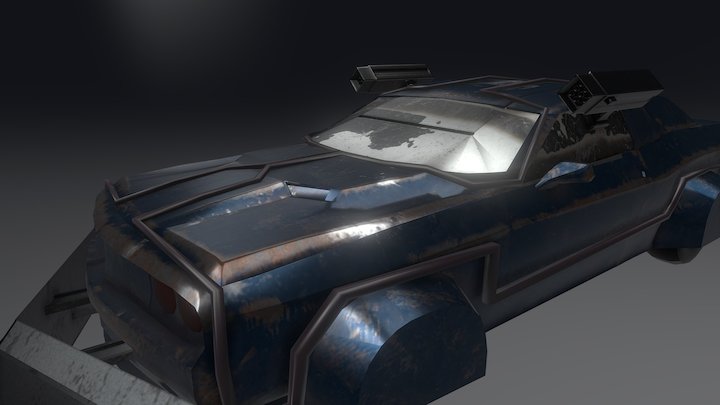 Dodge Challenger - Death Sentence 3D Model