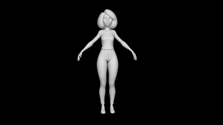 Amy_CLAY 3D Model