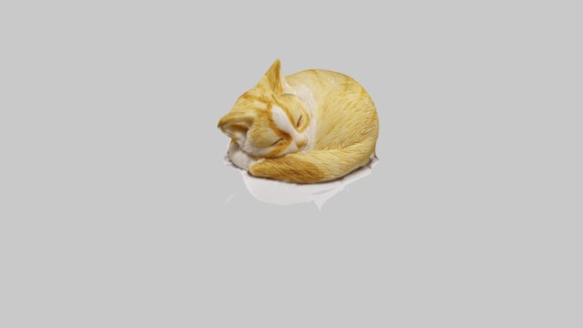 Cat figure 3D Model