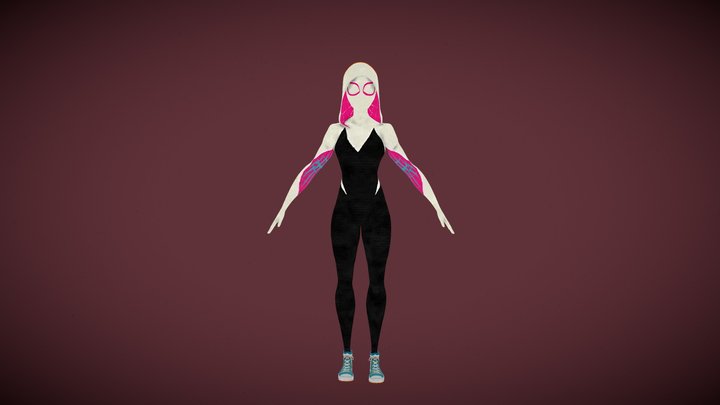 ATSV Spider-Gwen Remake 3D Model
