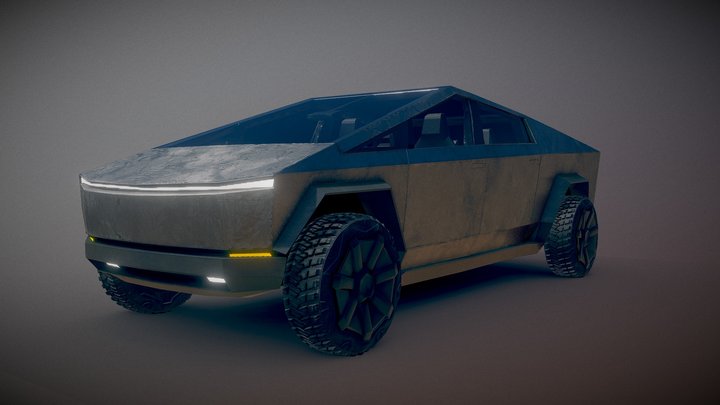 Tesla CyberTruck v0.5 WIP 3D Model