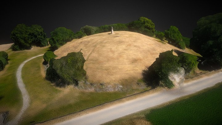 Keltisches Hügelgrab (rekonstruiert) 3D Model