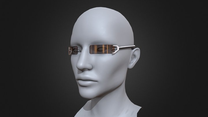 Bladerunner 2049 Luv's  Glasses 3D Model