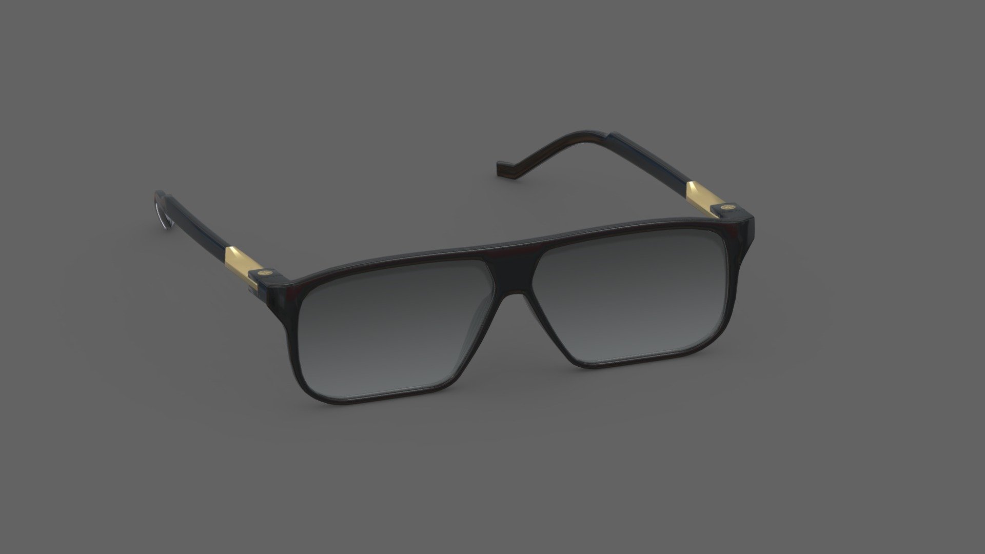 Big Frame Sunglasses Low Poly PBR - Buy Royalty Free 3D model by Frezzy ...