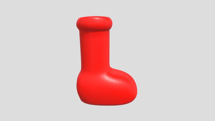 MSCHF big red boot 3D Model