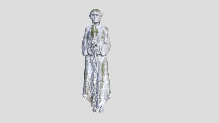Elven Statue 3D Model