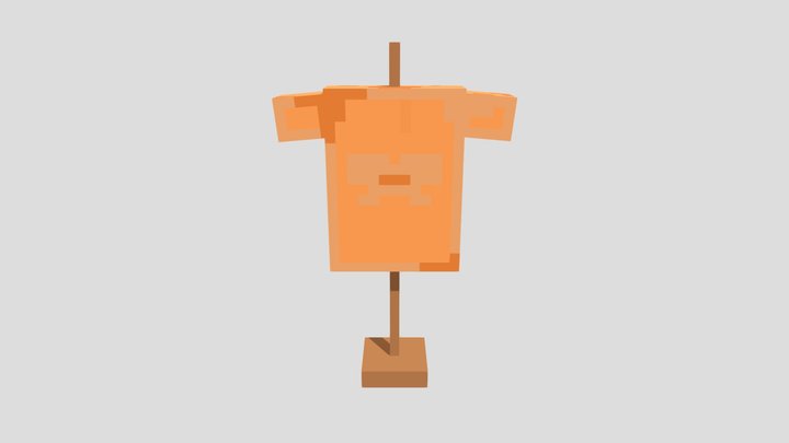 Minecraft T-Shirt 3D Model