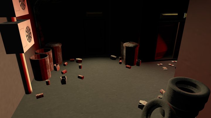 Crime Scene Environment (Lost Treasure Project) 3D Model