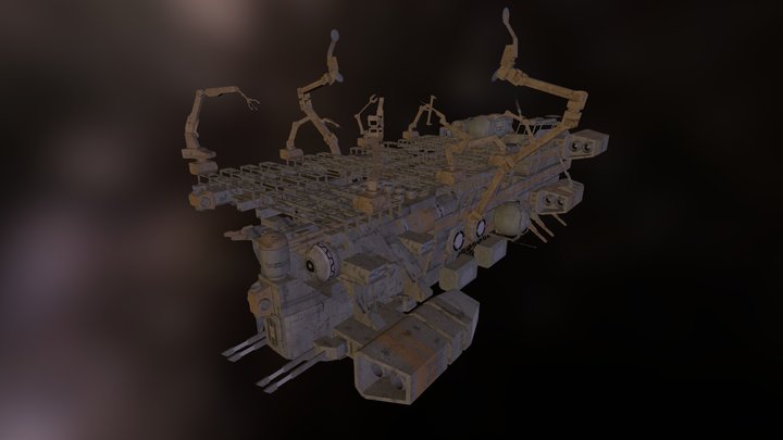 Lisse Mobile Shipyard 3D Model