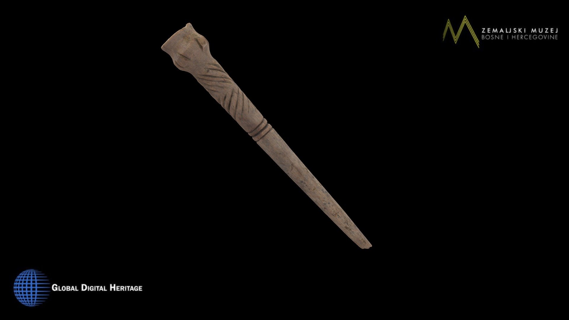 NMB&H, Neolithic decorated pin.