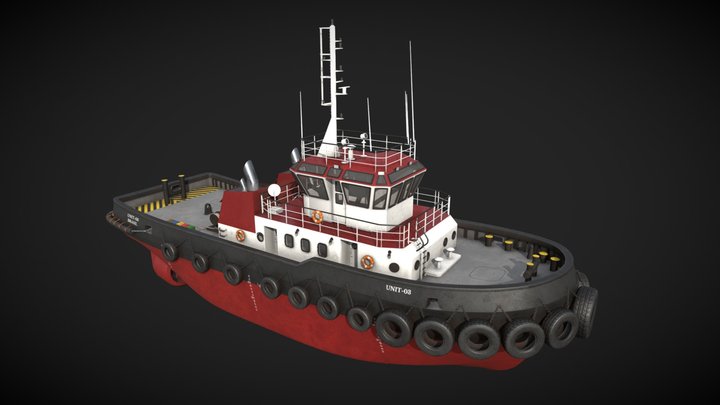 ASD Tug Unit-3 3D Model