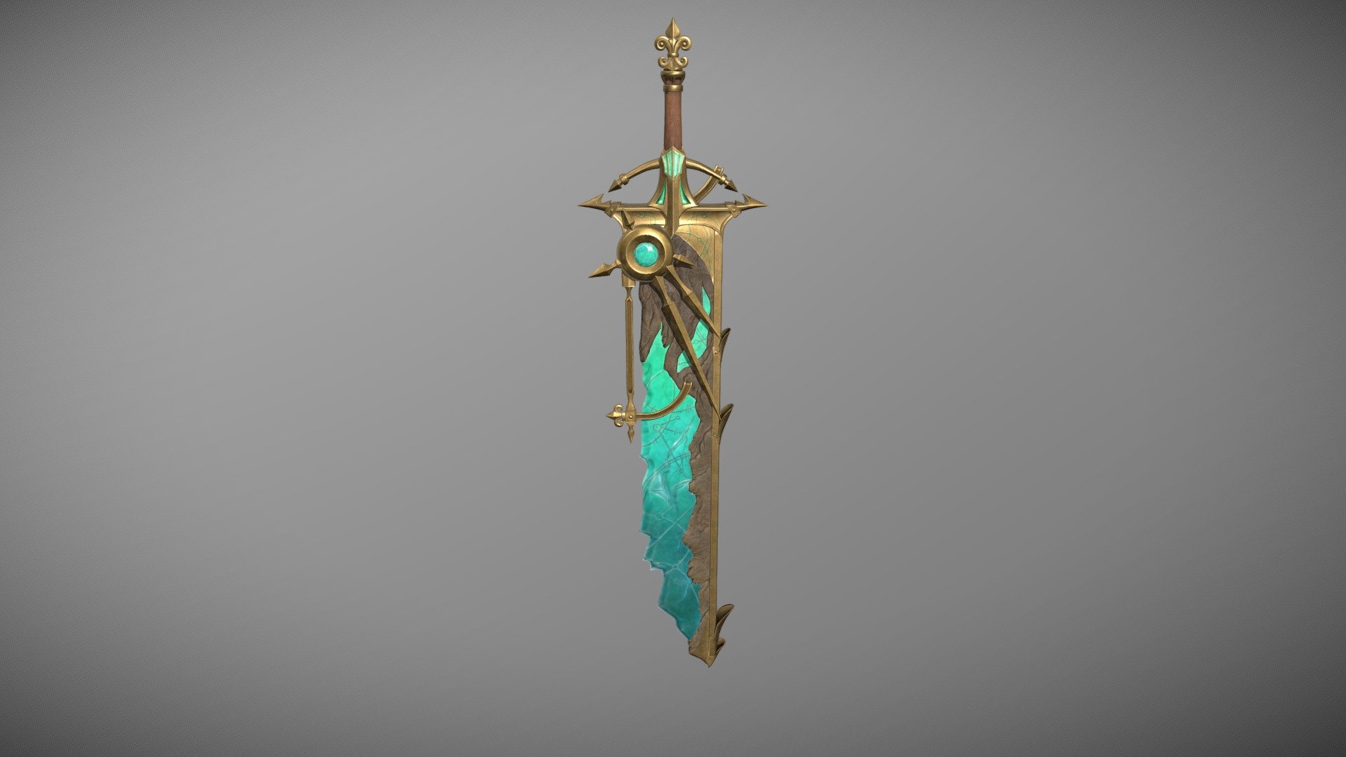 Blade of the Celestial Cartographer - 3D Model - 3D model by ...