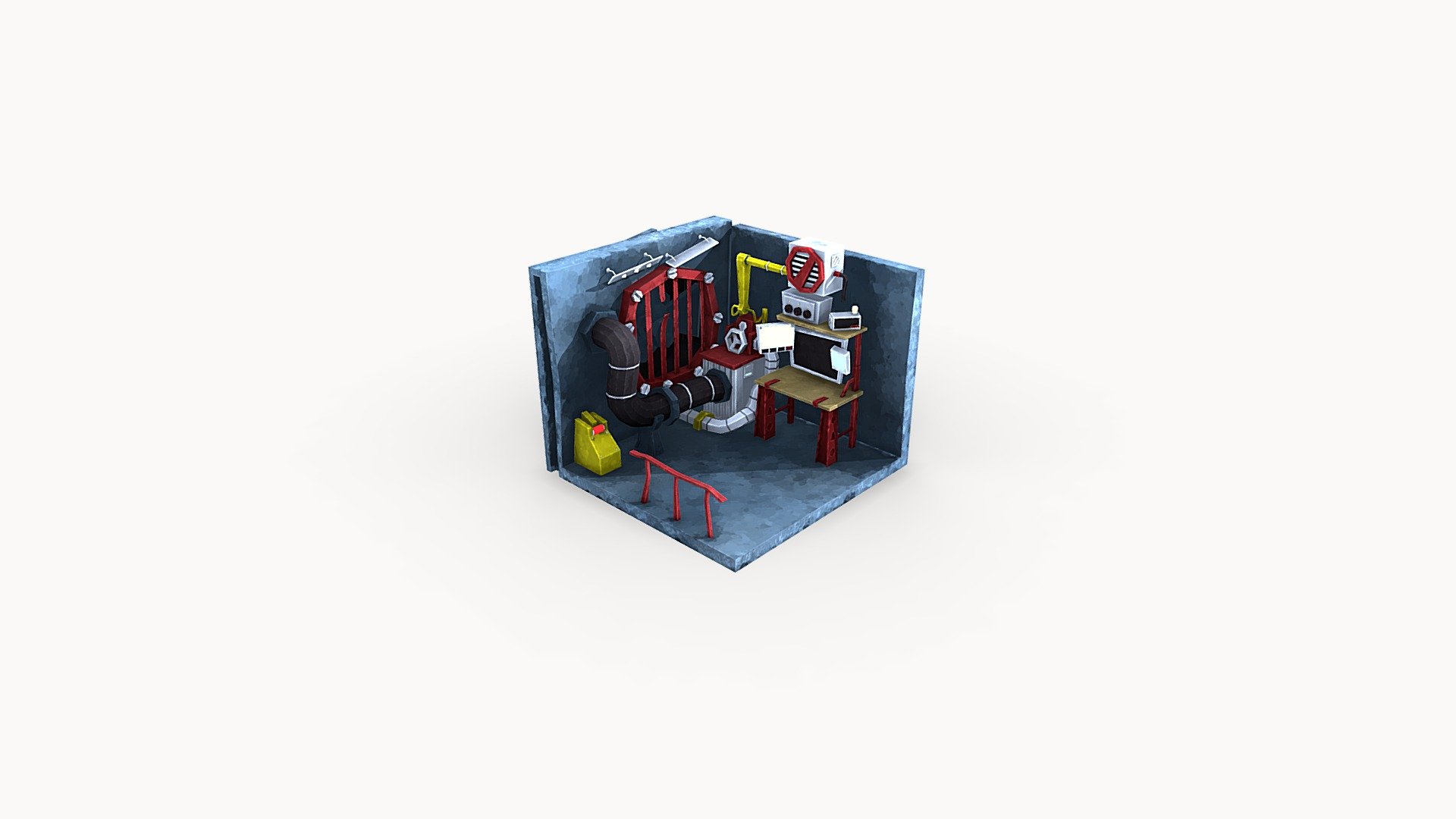 Diorama — Sketchfab embed 3D viewer