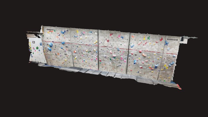 U of C Main Bouldering Wall 3D Model
