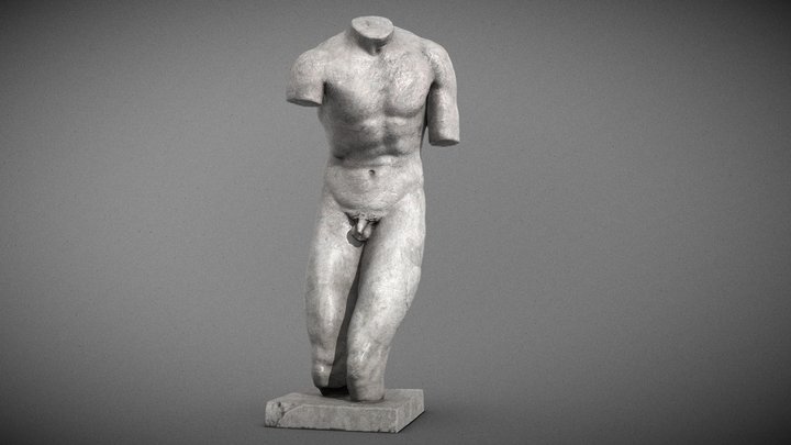 Statue Textures 3D Model
