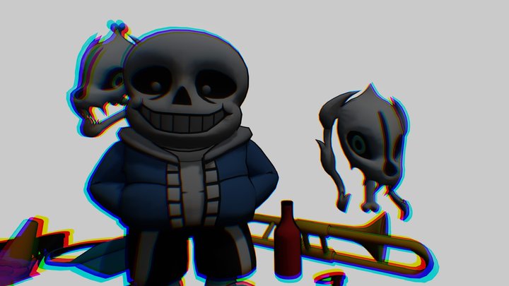 Sans 3D Model