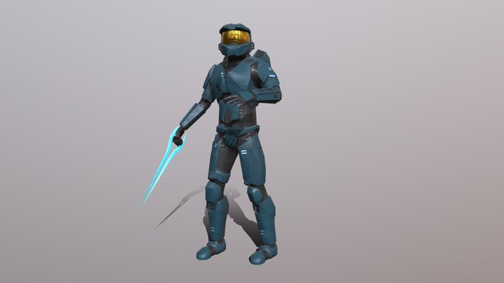 Halo Spartan 2 3D Model