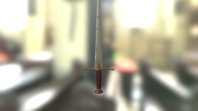 Simple arming sword 3D Model